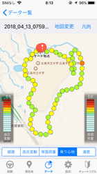 走行経路の全体表示